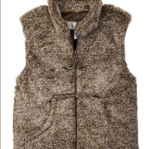 NWT Widgeon Zippered Faux Fur Vest